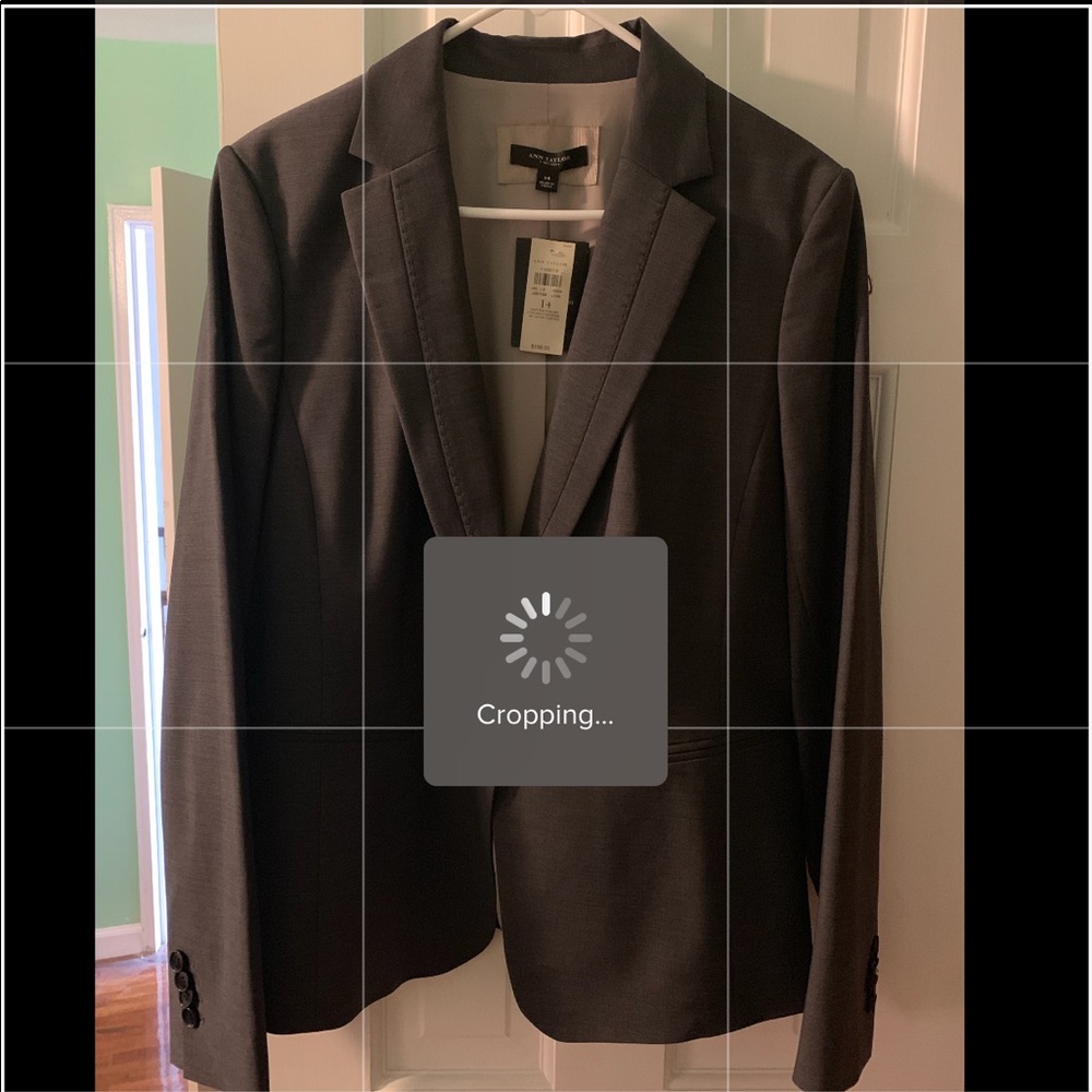 ann taylor blazer and pants suit